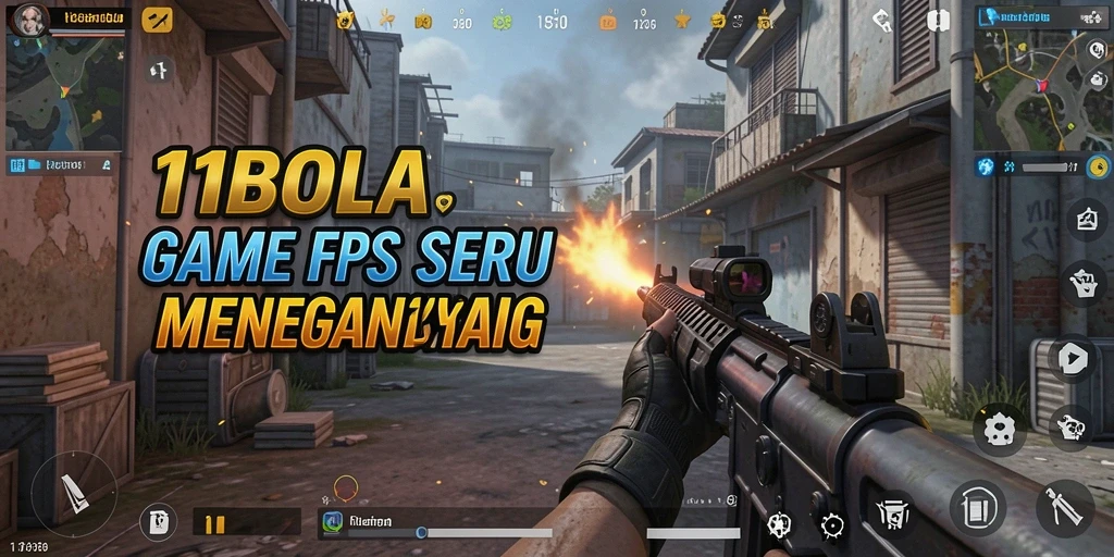 Screenshot 11BOLA menampilkan aksi tembak-menembak seru dalam gameplay FPS.