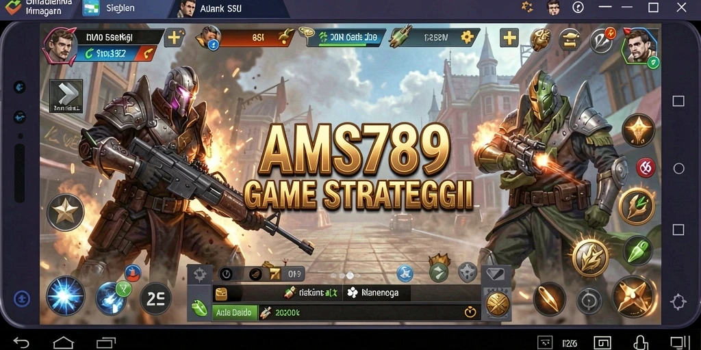 Tangkapan layar menampilkan aksi mendebarkan dalam gameplay AMS789.