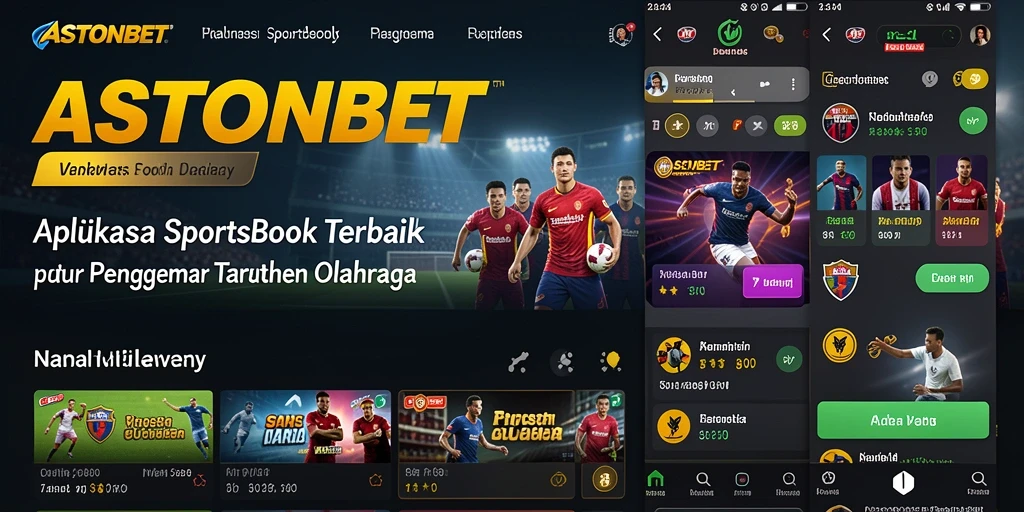 Tampilan menarik dari gameplay taruhan olahraga di ASTONBET.