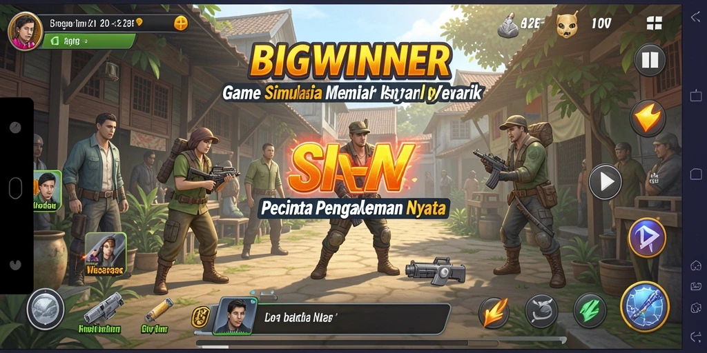 Tampilan gameplay <strong>BIGWINNER</strong> yang menggembirakan dan penuh tantangan.