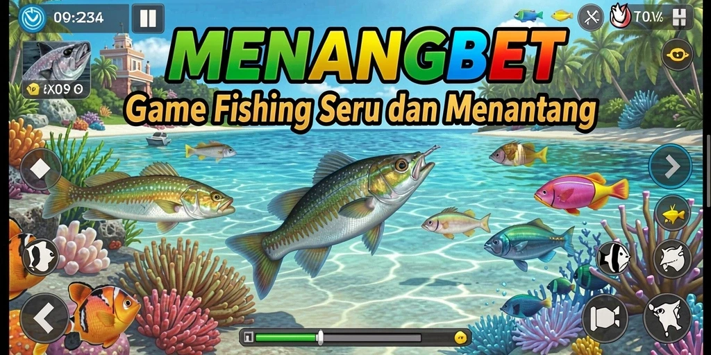 Gameplay Fishing seru di MENANGBET dengan grafis yang memukau.