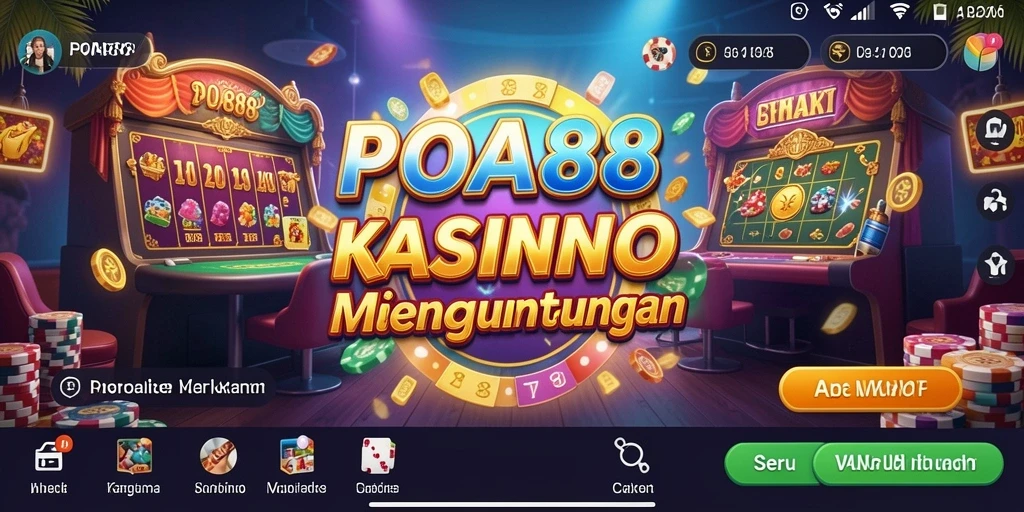 Tampilan menarik dari gameplay POA88 yang penuh aksi Kasino.