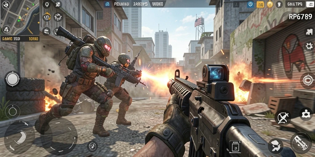 Tampilan gameplay yang menegangkan dalam RP6789