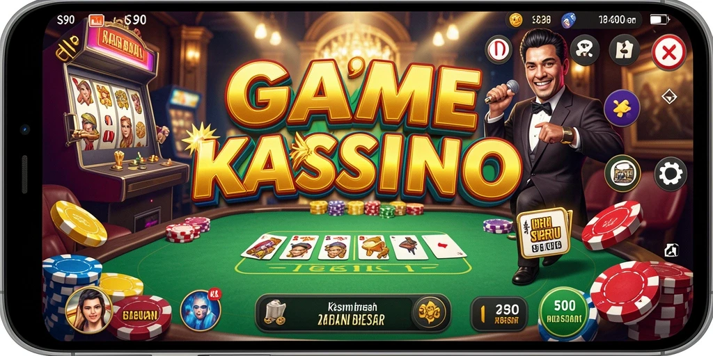 Tampilan gameplay menarik S80 dengan grafis Kasino yang menawan.
