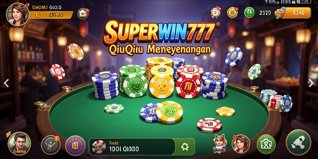 Tampilan gameplay QiuQiu yang menarik di SUPERWIN777.