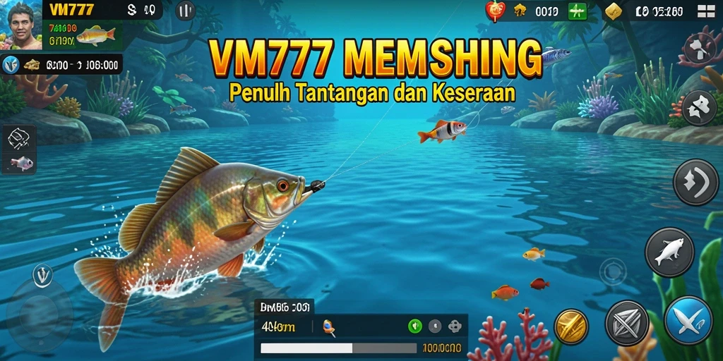 Tangkapan ikan besar dalam permainan memancing VM777.