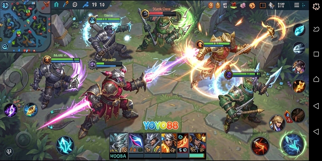 Tampilan menarik dari gameplay seru di YOYO88.