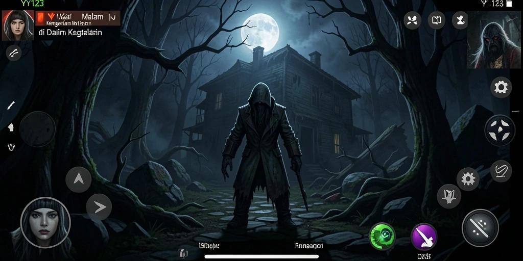 Gameplay menegangkan dalam suasana kegelapan